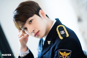 Sangyeon "Right Here" promotion photoshoot by Naver x Dispatch