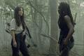 Season 10 ~ First Look ~ Yumiko and Michonne - the-walking-dead photo