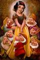 Snow White And The Seven Dwarfs - disney fan art