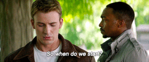  Steve and Sam -Captain America: The Winter Soldier (2014)