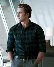  Steve serving some looks during Avengers:Endgame