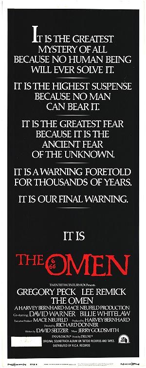The Omen 1976 Movie Poster