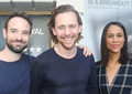 Tom Hiddleston, Charlie Cox and Zawe Ashton at the Broadway Flea Market - September 22, 2019 - tom-hiddleston photo