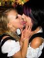 Two Girls French Kissing - sex-and-sexuality photo