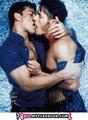 Two Guys French Kissing - sex-and-sexuality photo