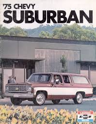Vintage 1975 Chevy Suburban Manual