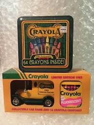 Vintage Crayola Tin Boxed Set And Truck