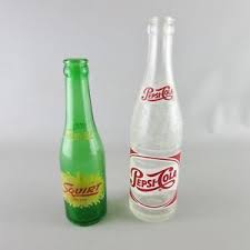  Vintage Glass Soda Bottles