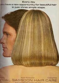 Vintage Promo Ad For Vidal Sassoon Hair Care Line