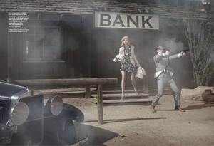 Wes Bentley and Anna Selezneva - Harper's Bazaar Photoshoot - 2010