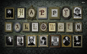  happy Halloween frames and charaters
