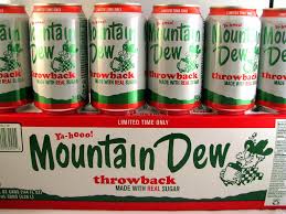 A Case Of Mountain Dew Throwback