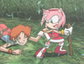 Amy Rose in the Strong Wind (Full) - sonic-x photo