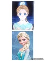 Anime Elsa  - disney fan art