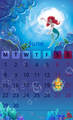 Calendar June Ariel - disney-princess fan art