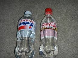 Clear Pepsi And Clear Coca Cola