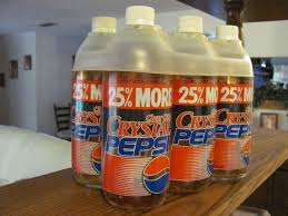 Clear Pepsi Bottle 6-Pack