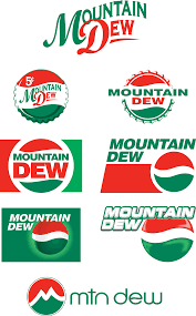 Evolution Of The Mountain Dew Logo