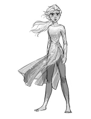  Nữ hoàng băng giá 2 Concept Art - Elsa