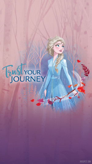  frozen 2 - Elsa Phone fondo de pantalla
