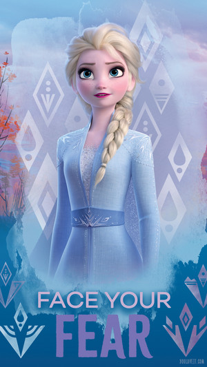  Frozen 2 - Elsa Phone achtergrond