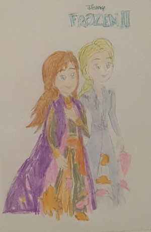  फ्रोज़न II Anna and Elsa.
