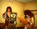 Gene and Eric ~St. Louis, Missouri...December 4, 1984 (Animalize World Tour)  - kiss photo