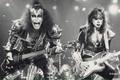 Gene and Vinnie ~Quebec City, Quebec, Canada...January 12, 1983 (Creatures of the Night Tour)  - kiss photo