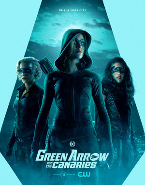  Green ARROW/アロー and the Canaries - promo poster
