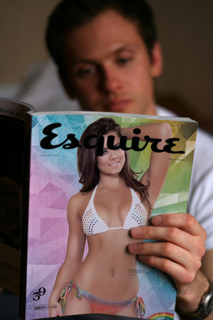  He 読書 a Esquire