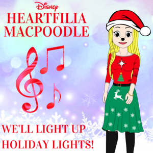 Heartfilia MacPoodle - We'll Light Up Holiday Lights
