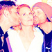Jared, Jensen Ackles and Samantha Smith - jared-padalecki icon