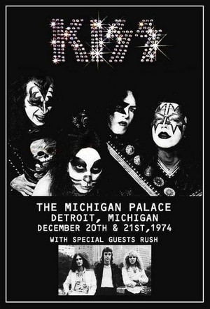 KISS ~Detroit, Michigan...December 20, 1974 (Hotter Than Hell Tour)