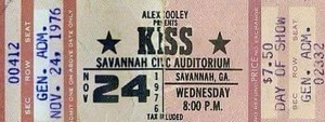  KISS ~Savannah, Georgia....November 24, 1976 (Civic Center)