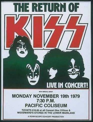  baciare ~Vancouver, British Columbia, Canada...November 19, 1979 (Dynasty Tour)