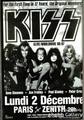 KISS ~Zénith, Paris, France...December 2, 1996 (Alive Worldwide/Reunion Tour) - kiss photo