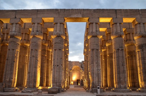  LUXOR THEBE TEMPLE IN EGYPT