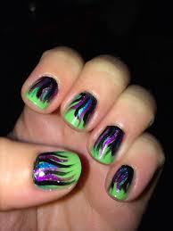 Maleficent Nail Art