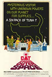  Movie Poster 1978 disney Film, The Cat From Outer o espaço