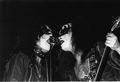 Paul and Gene (NYC) April 7, 1974 - kiss photo