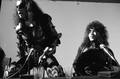 Paul and Gene (NYC) April 9, 1976 (Destroyer Photo Session-Press Conference Mothers Studio)  - kiss photo