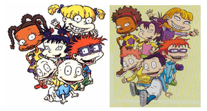  Rugrats picture recreated from em bé and toddlers to preteens