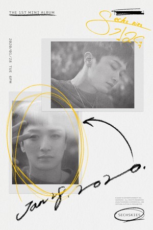  Sechskies unveil grey, moody set of concept posters for their 1st ever mini album release
