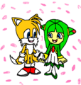 Sonic X Miles Tails Prower and Cosmo the Seedrian. - sonic-x fan art