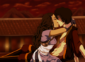 The Zutara Kiss Finale Kiss - zuko-and-katara fan art