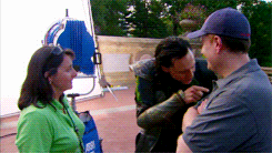 Tom Hiddleston -The Avengers (2012) -Behind the scenes