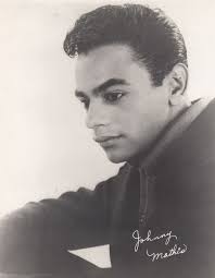 Vintage Autigraphed Picture Of Johnny Mathis