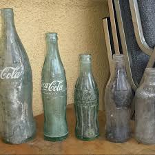 Vintage Glass Coca-Cola Bottles
