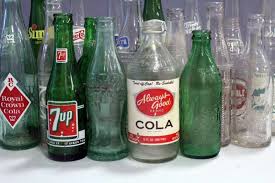 Vintage Glass Soda Bottles