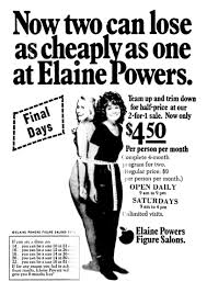 Vintage Promo Ad For Elaine Powers